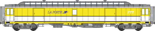 REE Modeles VB-036 - French SNCF Post Wagon OCEM 21,6m Allège - PEZ